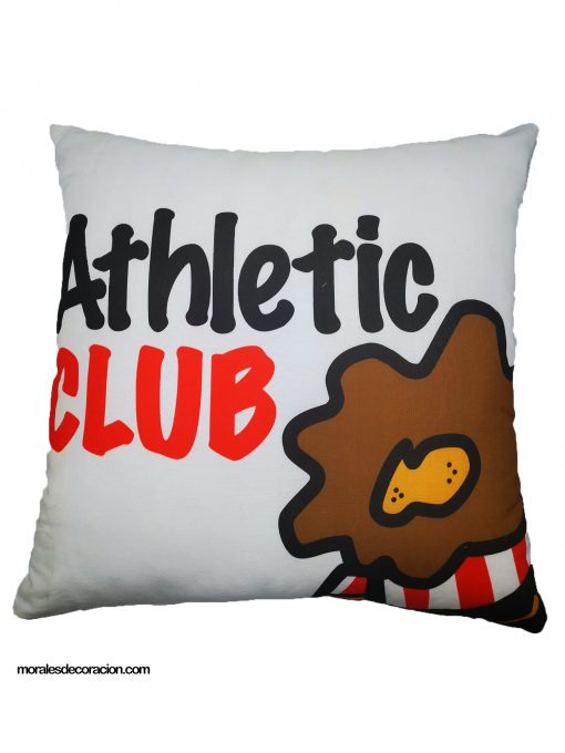 Cojín Athletic club Producto con licencia oficial del Athletic Club Medida 50 x 50 cm Mejor calidad a bajo precio