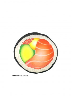 Cojín pieza de sushi Medida 33 x 33 x 17 cm Mejor calidad a bajo precio Tiene forma de comida, muy gracioso para regalar