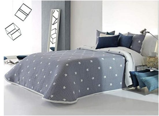 COLCHA modelo KIRBY de gama alta Para cama de 150 cm de anchura Medida del producto 250 x 270 cm Mejor calidad a precio bajo